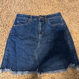 LOFT Indigo Denim Skirt